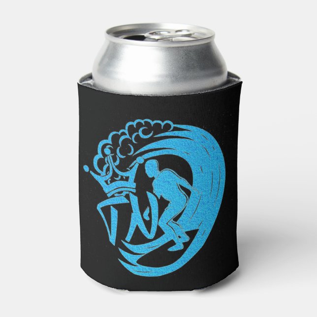 Porta-lata Onda De Entalhe Superior (BlueKoozie) (Can Front)