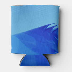 Porta-lata Ondas estilizadas em blues podem arrefecer