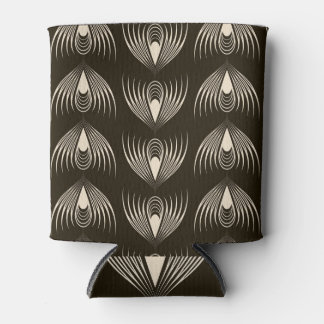 Porta-lata Ondas monocromáticas: Textura Ornamental sem costu