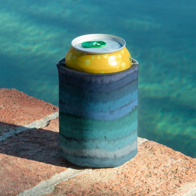 Porta-lata Ondas Salgadas da Praia Costeira em Preto (Piscina in situ)