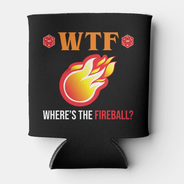 Porta-lata Onde está o Fireball? (Frente)