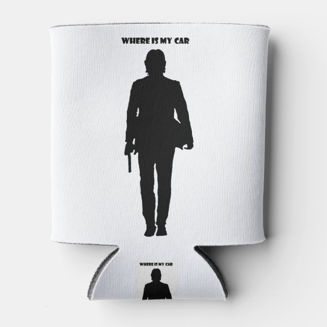 Porta-lata Onde está o meu carro? (Frente)