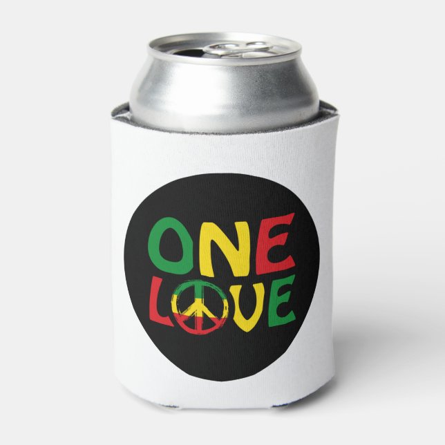 Porta-lata One Love, Reggae design (Can Front)
