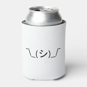 Porta-lata Oops ¯ do Emoticon da encolho de ombros \ japonê