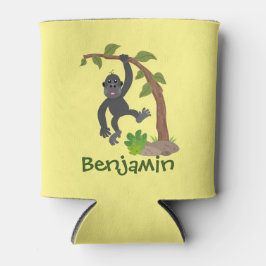 Porta-lata Óptica de desenho animado de gorila