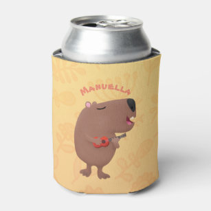 Jogo americano impermeável Capybara 30,5 x 45,7 cm, conjunto de 4, capivara  para jantar, pátio, mesa, cozinha, copa, desenho animado, capivara de  animais, tapetes de lugar para amantes de animais, jogos americanos