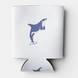 Porta-lata Orca - Baleia Assassina - Azul - Animal Engraçado