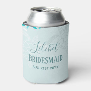 Porta-lata Orçamento Bridesmaid Bridal Party Oferece tartaru