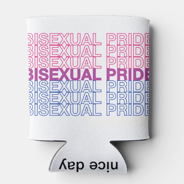 Porta-lata Orgulho Bissexual (Traseira)
