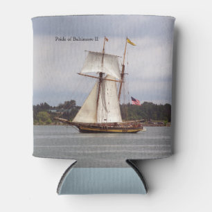 Porta-lata Orgulho de Baltimore II pode resfriar