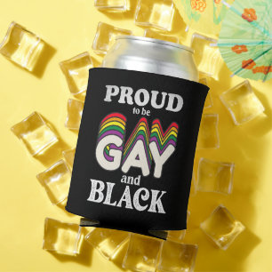 Porta-lata Orgulho De Ser Orgulho LGBT Gay E Negro