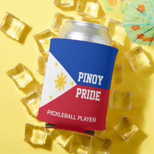 Porta-lata ORGULHO PINOY Monograma Filipinas Bandeira Filipin
