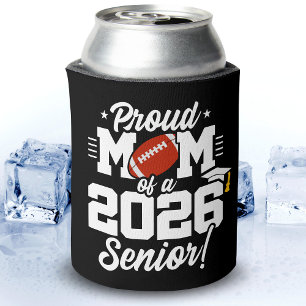 Porta-lata Orgulhosa Mãe de uma Formatura de Futebol de 2026