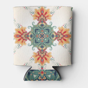 Porta-lata Oriental Floral: Vintage Belo Padrão