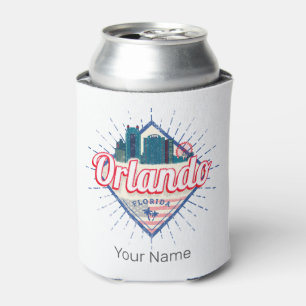 Porta-lata Orlando Florida EUA Skyline Vintage EUA