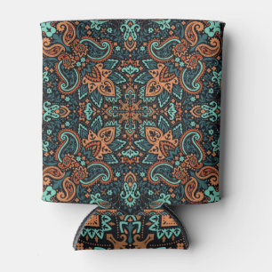 Porta-lata Ornamentado Paisley Bandana: Pescoço da Seda.