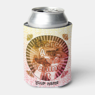 Porta-lata Os aliens atrás dele podem resfriar