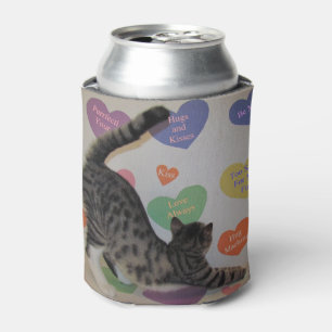 Porta-lata Os Corações do Amor de Wyatt - Cat / Kitten Can