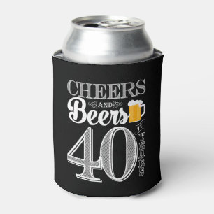 Porta-lata Os elogios e as cervejas a 40 anos enlatam o