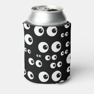 Porta-lata Os globos oculares isolados engarrafam ou podem