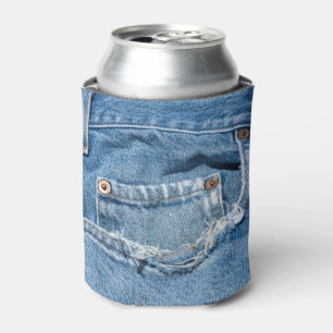 Porta-lata Os jeans velhos enlatam o refrigerador
