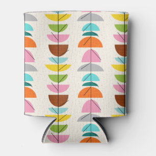 Porta-lata Os ninhos coloridos retros enlatam o refrigerador