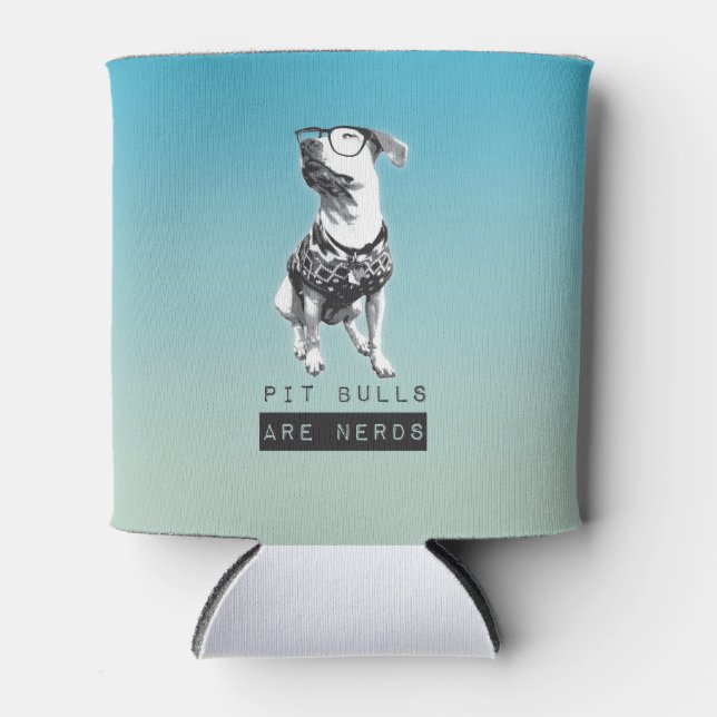 Porta-lata Os Touros de Pit são Nerd Coozy (Frente)