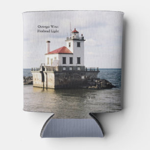 Porta-lata Oswego West Pierhead Light pode resfriar