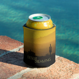 Porta-lata Ouro Amber Sunset Cactus Desert Dreaming Arizona