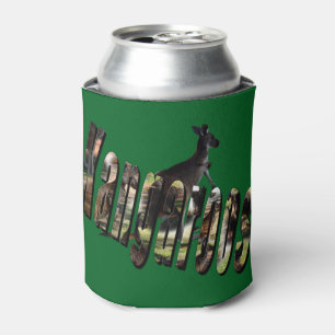 Porta-lata Outback Hoppers: Canguru Australiano E Nome,