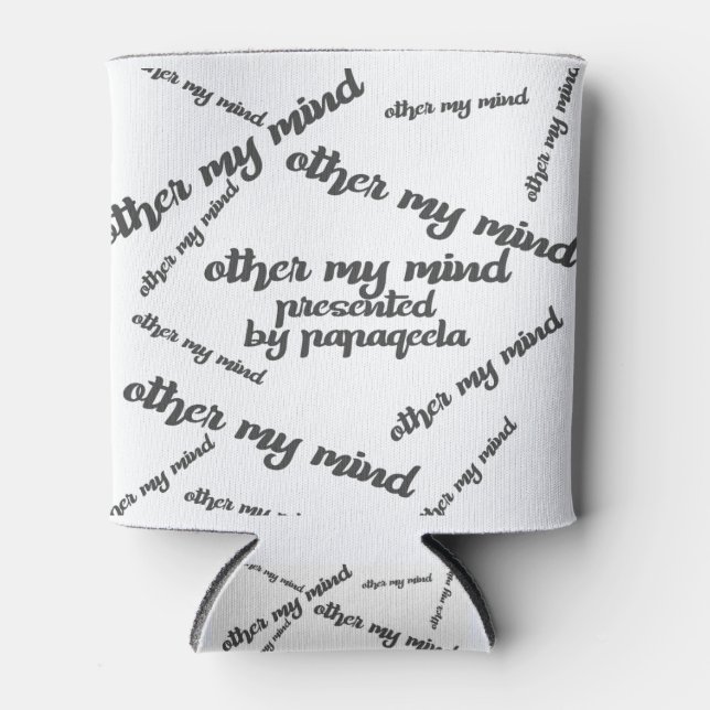 Porta-lata Outros meus pensamentos (Frente)