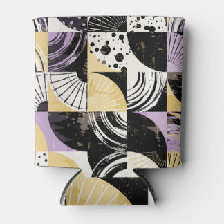 Porta-lata Padrão abstrato com diversas formas.