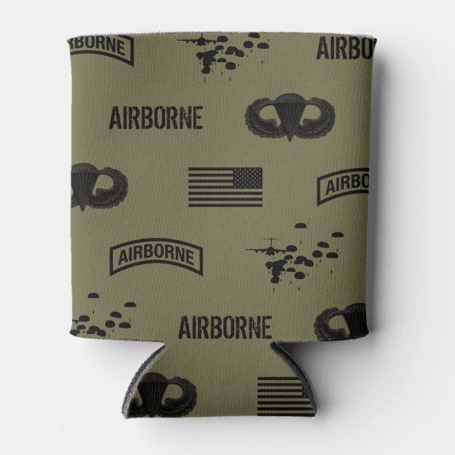 Porta-lata Padrão aerotransportado (Verde) (Frente)