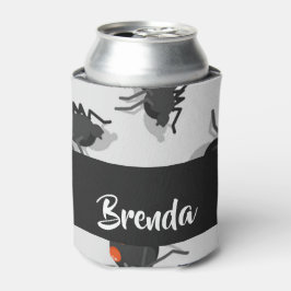 Porta-lata Padrão da aranha viúva preta