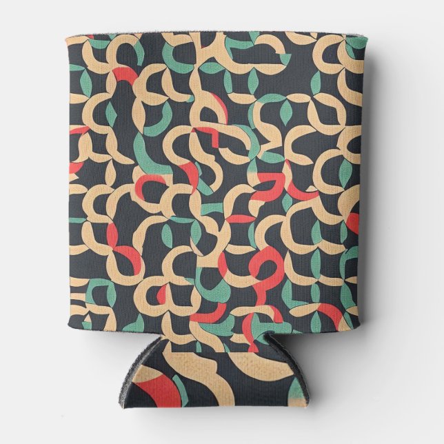 Porta-lata Padrão de Abstrato de luxo (Frente)