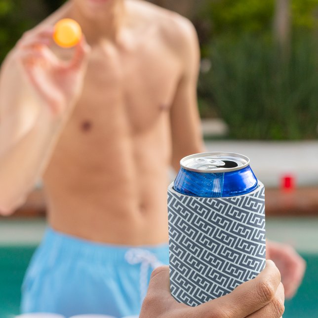 Porta-lata Padrão de Alfabeto E de Interseção (can cooler)