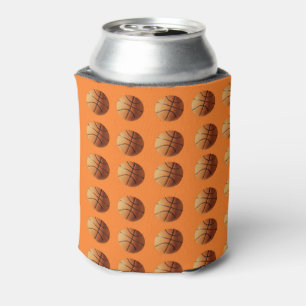 Porta-lata Padrão de Basquetebol Laranja em Laranja,