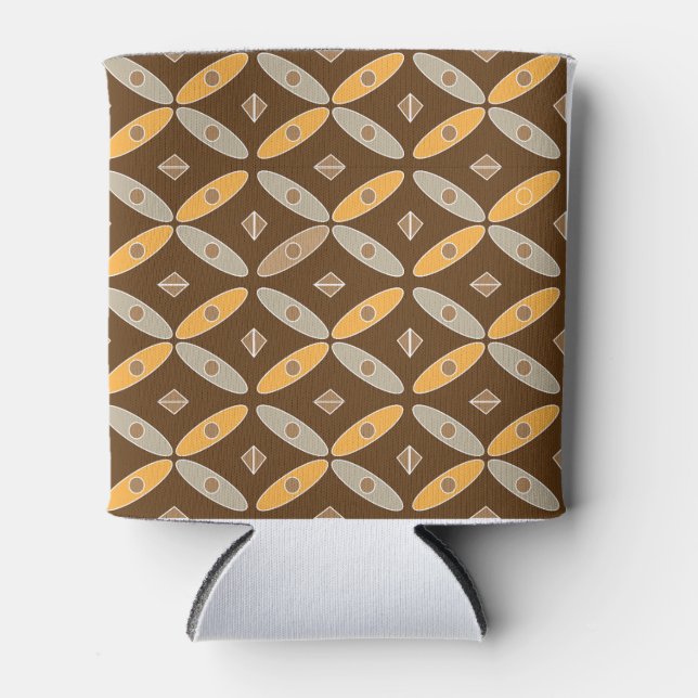 Porta-lata Padrão de Batik indonésio pode resfriar (Frente)