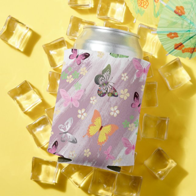 Porta-lata Padrão de borboleta 7 (Verão in situ)