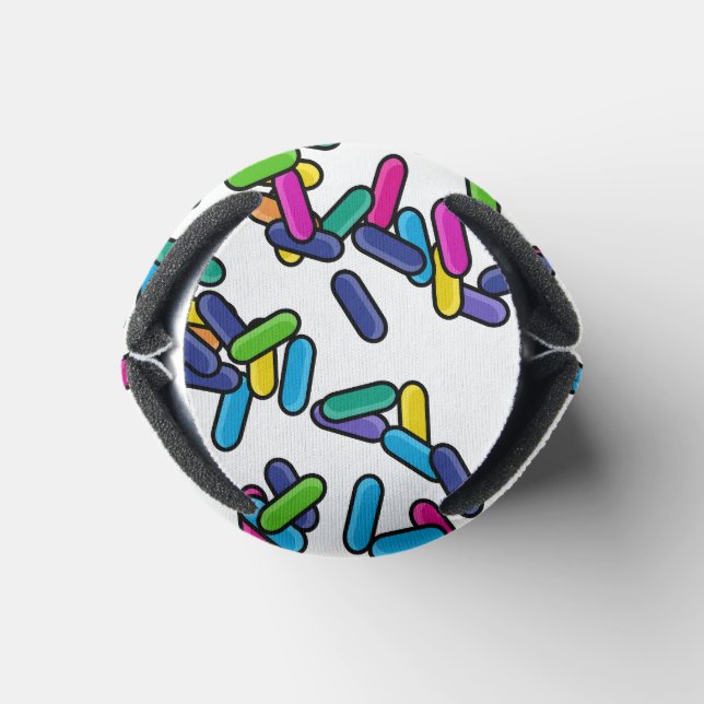 Porta-lata Padrão de borrifadas espalhadas (Parte inferior)