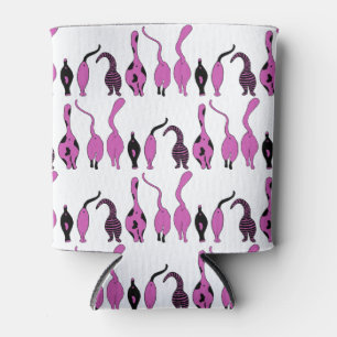 Porta-lata Padrão de Bumbum de Gato Roxo