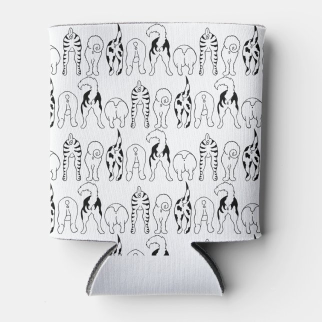 Porta-lata Padrão de Bumbuns de cães (Frente)