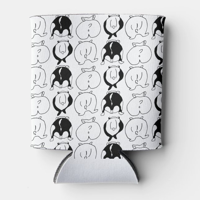 Porta-lata Padrão de Bumbuns de Hamster (Frente)