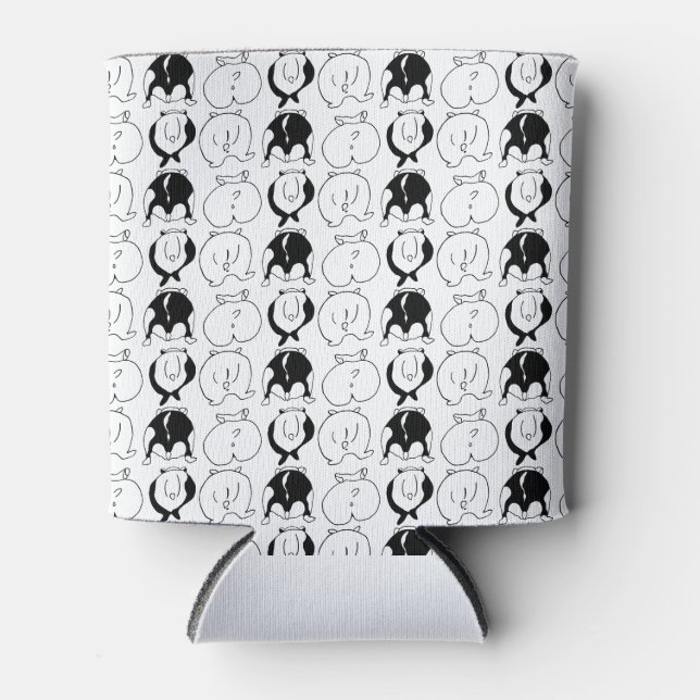 Porta-lata Padrão de Bumbuns de Hamster (Frente)