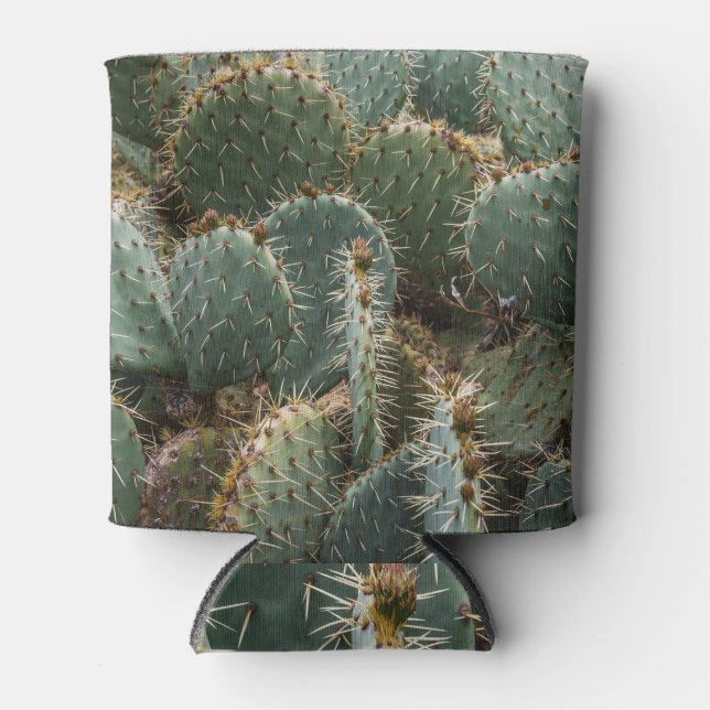 Porta-lata Padrão de cactus: tenda Opuntia ficus-indica. (Frente)