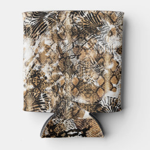 Porta-lata Padrão de Camuflagem Leopardo Zebra Colorida