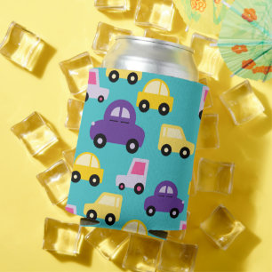 Porta-lata Padrão de Carros de Brinquedos multicores