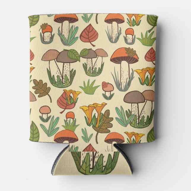 Porta-lata Padrão De Cogumelo: A Natureza Inspirou-Se. (Frente)