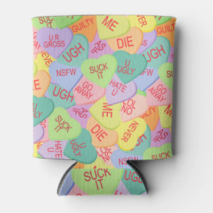 Porta-lata Padrão de Corações Doces - SFW