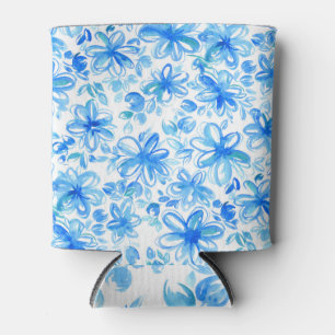 Porta-lata Padrão De Cuta De Chintz Floral De Aquarela